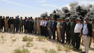 صورة موريتانيا: إتلاف أكبر شحنة مخدرات تمت مصادرتها في تاريخ البلاد