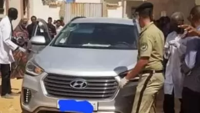 صورة نواكشوط: العثور على السيارة التي استخدمها منفذا السطو المسلح للفرار