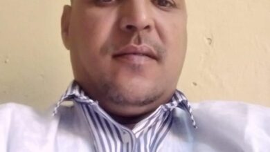 صورة الإعلان عن وفاة مدير الدروس بثانوية روصو