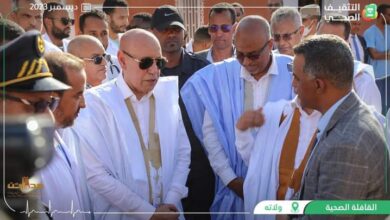 صورة على هامش إفتتاح مهرجان مدائن التراث الرئيس يزور المركز الصحي بولاتة