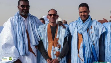 صورة الإطار محمد حبيب الله ولد محمد لحمد في طليعة المستقبلين للرئيس غزواني بمدينة ألاك (صور)
