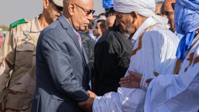 صورة غزواني يصل عاصمة ولاية اترارزة في مستهل زيارة عمل واطلاع (صور)