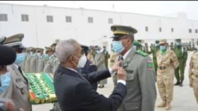 صورة تهنئة خاصة لكابة ولد هنون بمناسبة تعيينه المستحق ملحقا عسكريا بدولة الجزائر