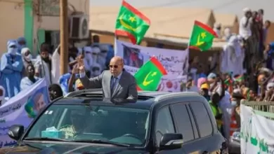 صورة الرئيس غزواني يصل مدينة ولاته لإطلاق مهرجان “مدائن التراث”