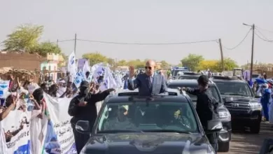 صورة الرئيس غزواني يصل أنجاكو لإطلاق مشروع لربط ميناء المدينة بالكهرباء