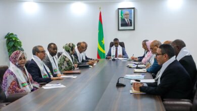 صورة وزراء يعقدون اجتماعا لنقاش آلية التموين بالأعلاف 2024 بالعاصمة نواكشوط