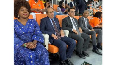 صورة وزير الثقافة يحضر حفل أفتتاح النسخة 34 من كأس أمم أفريقيا بساحل العاج