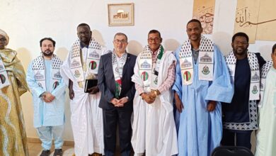 صورة وفد من حركة “حماس” ينهي زيارة لموريتانيا