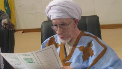 صورة وفاة الرئيس الشرفي لهيئة العلماء الموريتانيين