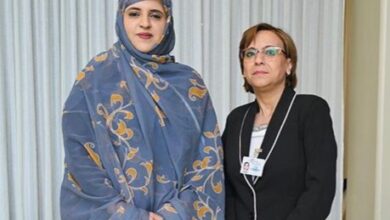 صورة وزيرة العمل الاجتماعي تلتقي نظيرتها الجزائرية بنيويورك
