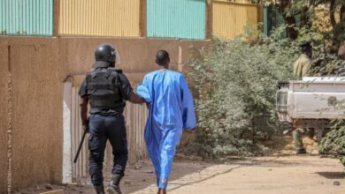 صورة توقيف الأمين العام المساعد للاتحاد الوطني لطلبة موريتانيا