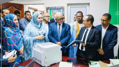 صورة وزيرة التشغيل تقوم بزيارة مراقبة للبرنامج الوطني للتدريب في المؤسسات الخاصة