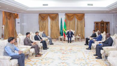صورة الرئيس غزواني يبحث مع نائب وزير الخارجية الهندي “آفاق التعاون”