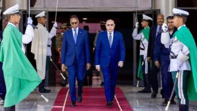 صورة الرئيس غزواني يغادر نواكشوط متوجها إلى ولاية الاقتصاد في مستهل زيارة هامة لداخلت نواذيبو