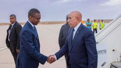 صورة غزواني يعود إلى نواكشوط بعد زيارة دامت ساعات لولاية لعصابة