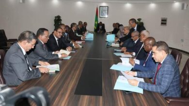 صورة اجتماع تحضيري للحكومة بخصوص متابعة الأمطار لسنة 2024 برئاسة الوزير الأول