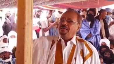 صورة أحد الفياسبكة يدون: السفير حمود ولد عبدي نبراس تكانت ونورها …. (نص التدوينة)