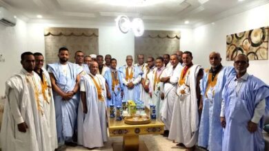 صورة مجموعة  من مكونة “الرعيان” بلدية لخشب تلتقي المنسق العام لحملة تكانت وتتعهد بدعم غزواني (صور)