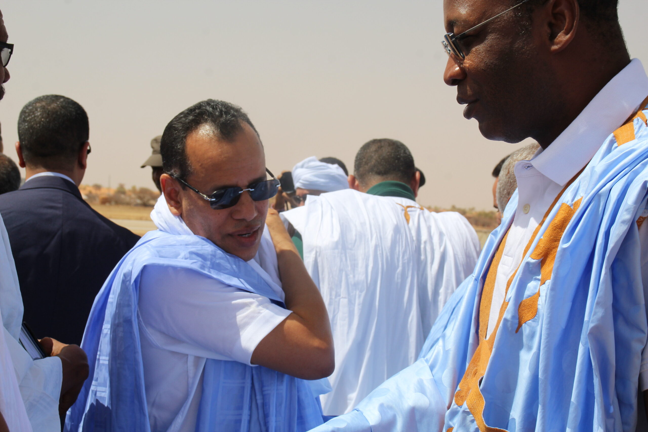 صورة الموريتانية للطيران تصل كيفة وعلى متنها وزيرين ورجال أعمال وعدد من الأطر (صور)