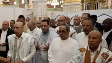 صورة بعد البحرين.. الرئيس غزواني يزور المدينة المنورة