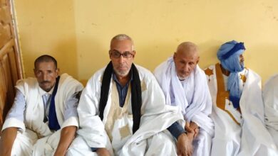 صورة السالك ولد سلامي يصل النعمة وسط حشود كبيرة من قادة  أنصار حلفه بانبيكت لحواش