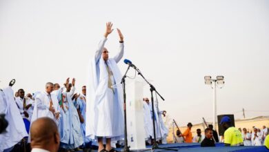 صورة المرشح غزواني: لا مساومـة في حفظ أمـن المواطنيـن والحـوزة الترابيـة