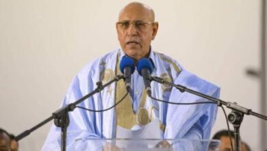صورة غزواني من أكجوجت: موريتانيا باتت “دولة محترمة بين الأمم”