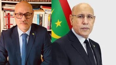 صورة الدكتور ختار ولد الشيباني يرد على سؤال للأيام نت عن اختياره لغزواني من بين المرشحين السبعة