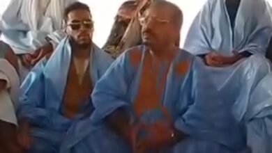 صورة كلمة سعادة حمود ولد عبدي السفير أمام منسقية حملة غزواني بمقاطعة تجكجة (فيديو)