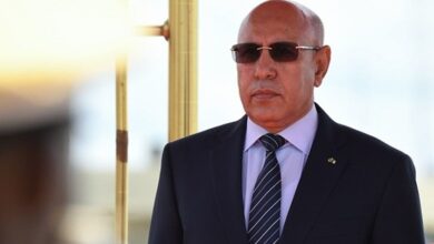 صورة غزواني يشرف على استلام آليات وتجهيزات لمكتب الصرف الصحي