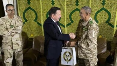 صورة القائم بالأعمال في السفارة الأمريكية: التدريب عنصر اساسي في التعاون الأمني مع موريتانيا