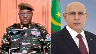 صورة غزواني يهنئ رئيس النيجر ويؤكد حرصه على تطوير علاقات البلدين