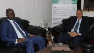 صورة ولد بنان يلتقي بمكتبه رئيس الآلية الوطنية للوقاية من التعذيب (تفاصيل اللقاء)
