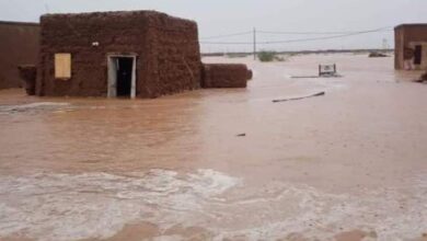 صورة النعمة: نجاة ثلاثة أشخاص كانوا على متن سيارة قذفتها السيول والبحث جار عن السائق وزوجته