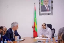 صورة وزيرة المياه تناقش تقدم مشاريع مع بعثة البنك الدولي