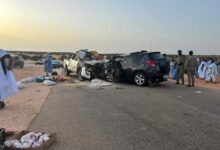 صورة عاجل: تسجيل وفيات في حادث سير مروع على طريق المذرذرة تكند (تفاصيل)