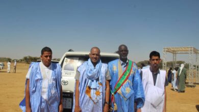 صورة رئيس حزب الوحدة والتنمية يصل إلى دار البركة لحشد مناصري حزبه لاستقبال الرئيس غزواني (فيديو)