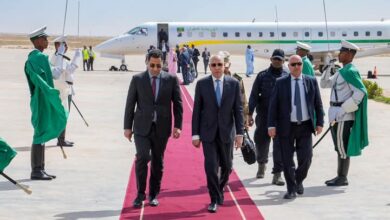 صورة رئيس الجمهورية يعود إلى نواكشوط بعد زيارة خاصة للمغرب