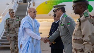 صورة استقبال متواضع يلف زيارة الرئيس غزواني لافتتاح مهرجان المدائن التراثية في شنقيط