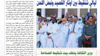 صورة العدد الرابع من نشرية النسخة الثالثة عشرة من مدائن التراث شنقيط 2024.