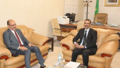 صورة وزير الثقافة يستقبل القائم بالأعمال بالسفارة السودانية