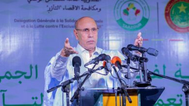 صورة غزواني يطلق برنامج “تعمير – مدن التآزر” من مقاطعة توجنين بولاية نواكشوط الشمالية