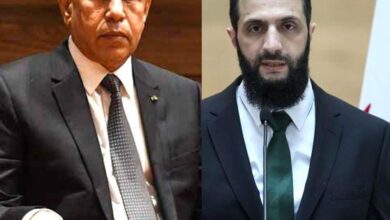 صورة الرئيس الغزواني يهنئ أحمد الشرع بتوليه رئاسة سوريا الانتقالية