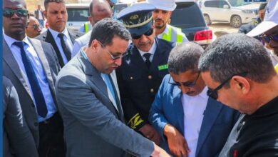 صورة الوزير الأول يتفقد تقدم مشاريع الطرق ضمن البرنامج الاستعجالي لتنمية نواكشوط