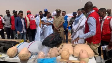 صورة الهلال الأحمر الموريتاني يطلق مخيماً تدريبياً لتعزيز الاستجابة للكوارث في الحوض الشرقي
