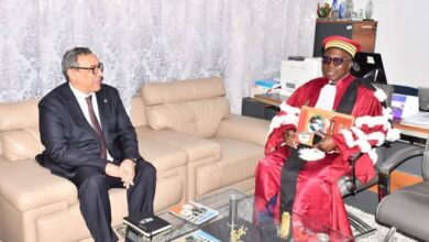 صورة وزير التعليم العالي يستقبل مدير المدرسة متعددة الدول لعلوم وطب البيطرة بداكار
