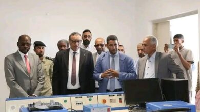 صورة وزير التعليم العالي يزور المعهد العالي للهندسة الصناعية بنواكشوط