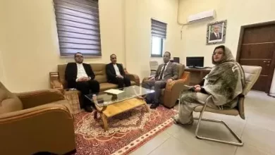 صورة مدير الأكاديمية الدبلوماسية يبحث مع سفير الصين آفاق التعاون