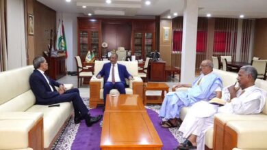 صورة رئيس اتحاد أرباب العمل الموريتانيين يستقبل السفير المغربي لبحث التحضيرات للأسبوع الثقافي والتجاري بنواكشوط