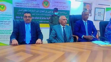 صورة نواذيبو: تنظيم ورشة لتوعية عمال القطاع غير المصنف بنظم العمل وحقوق الإنسان (صور)